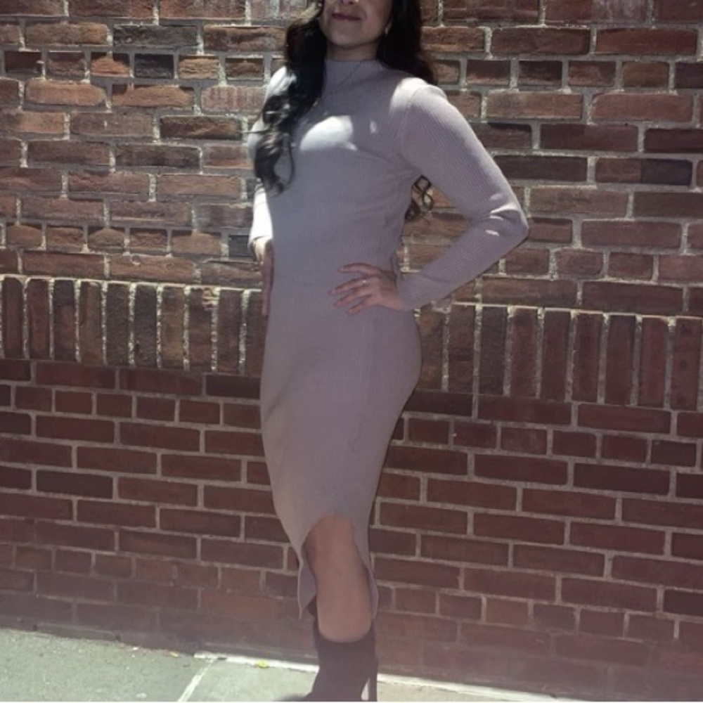 sweater dress long sleeve